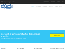 Tablet Screenshot of piscinassigloxxi.com.ar